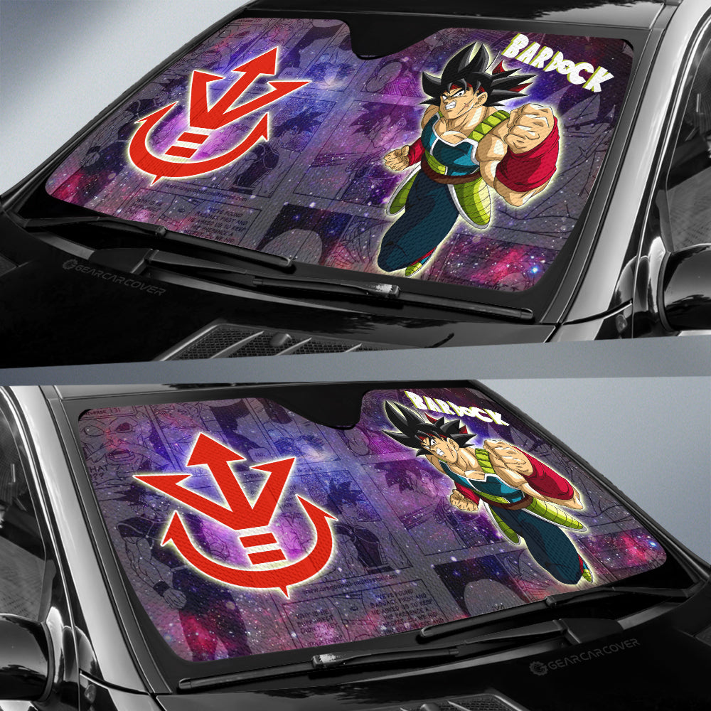 Bardock Car Sunshade Custom Car Accessories Manga Galaxy Style - Gearcarcover - 2