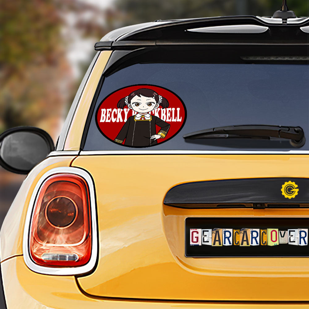 Becky Blackbell Car Sticker Custom Car Accessories - Gearcarcover - 1