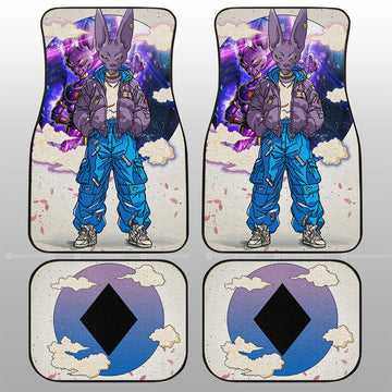 Beerus Car Floor Mats Anime Collection - Gearcarcover - 1