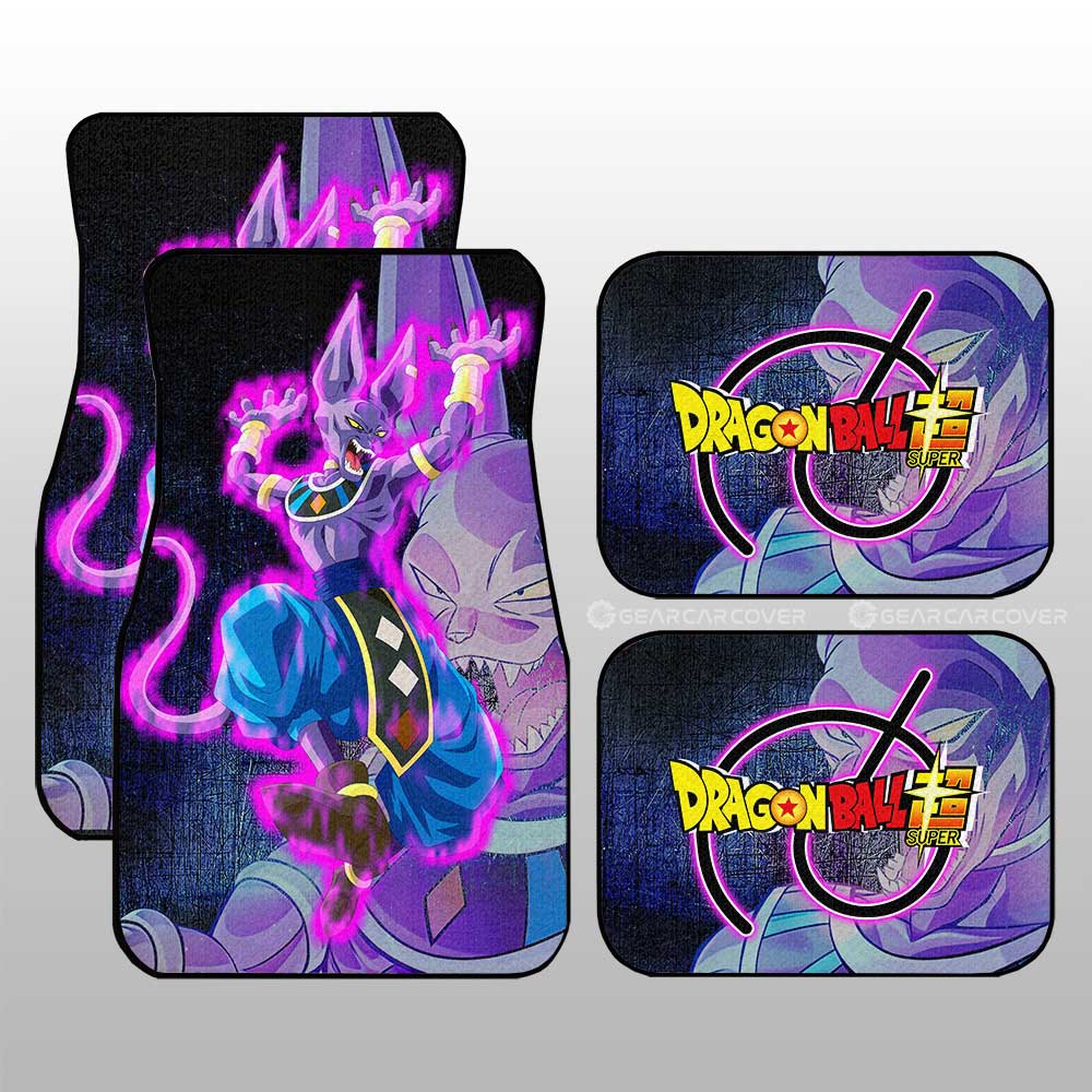 Beerus Car Floor Mats Custom Car Accessories - Gearcarcover - 3