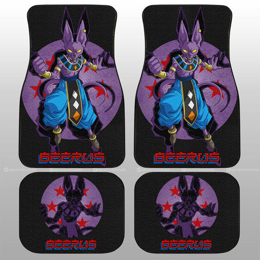 Beerus Car Floor Mats Custom Car Accessories - Gearcarcover - 1