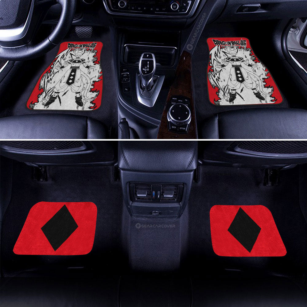 Beerus Car Floor Mats Custom Car Accessories Manga Style For Fans - Gearcarcover - 3