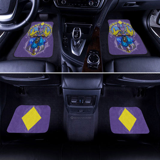 Beerus Car Floor Mats Custom Car Interior Accessories - Gearcarcover - 2