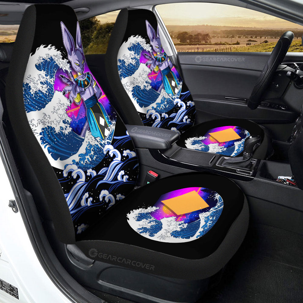 Beerus Car Seat Covers Custom Dragon Ball Car Interior Accessories - Gearcarcover - 2