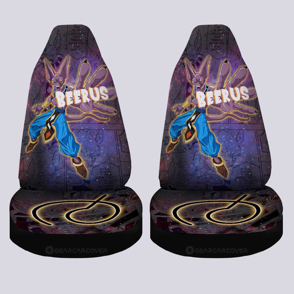 Beerus Car Seat Covers Custom Galaxy Style Car Accessories - Gearcarcover - 4