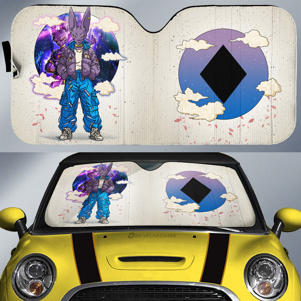 Beerus Car Sunshade Anime Collection - Gearcarcover - 1