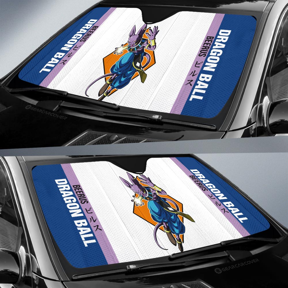 Beerus Car Sunshade Custom Car Accessories For Fans - Gearcarcover - 2