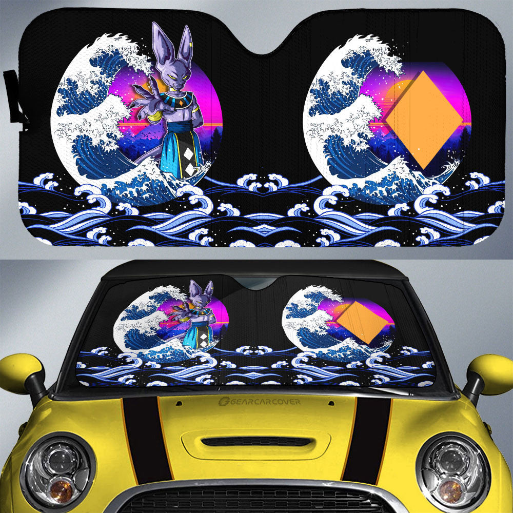 Beerus Car Sunshade Custom Dragon Ball Car Interior Accessories - Gearcarcover - 1