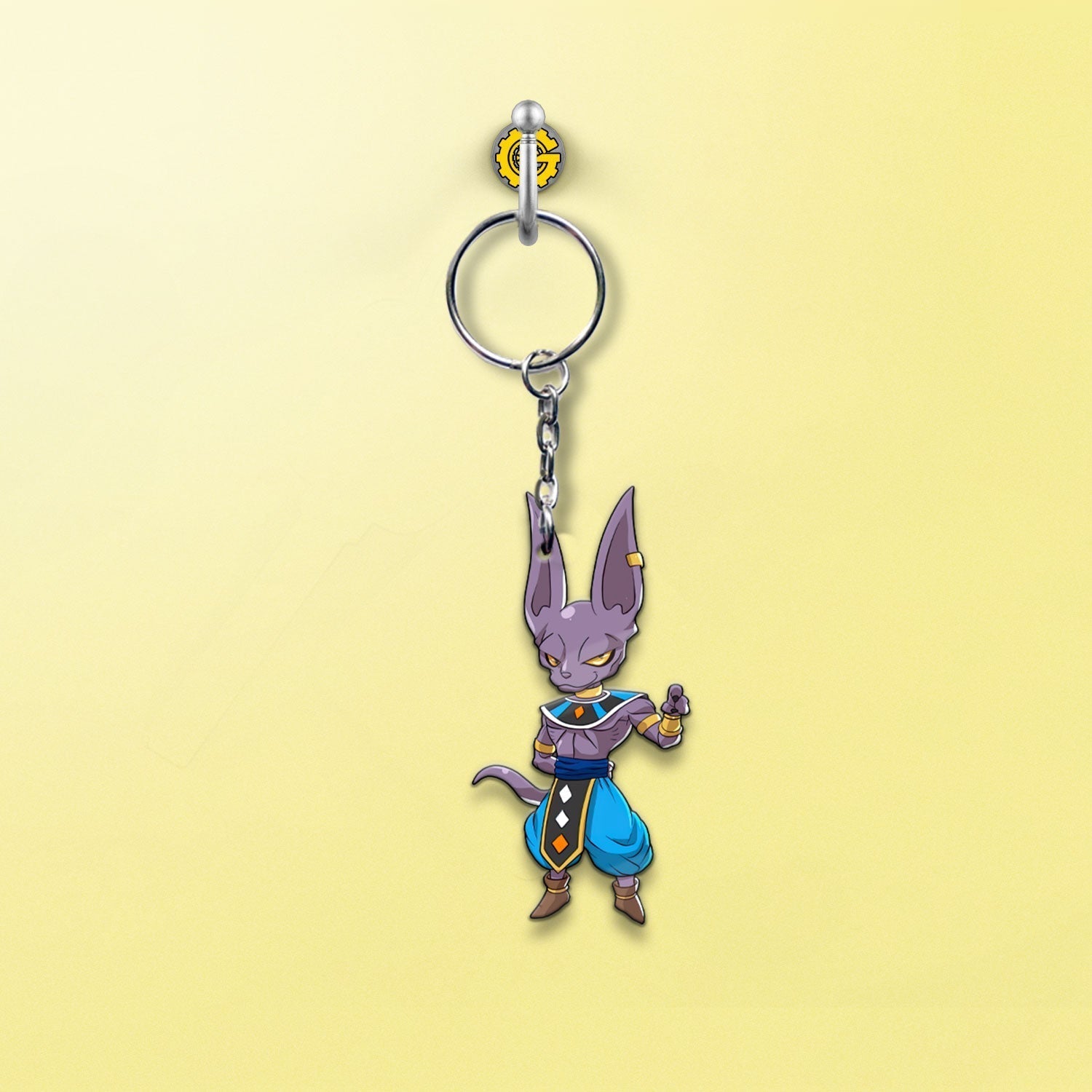 Beerus Keychain Custom Car Accessories - Gearcarcover - 2