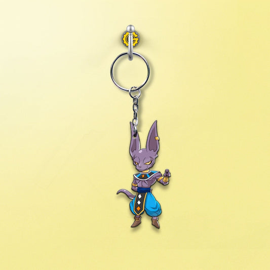 Beerus Keychain Custom Car Accessories - Gearcarcover - 2