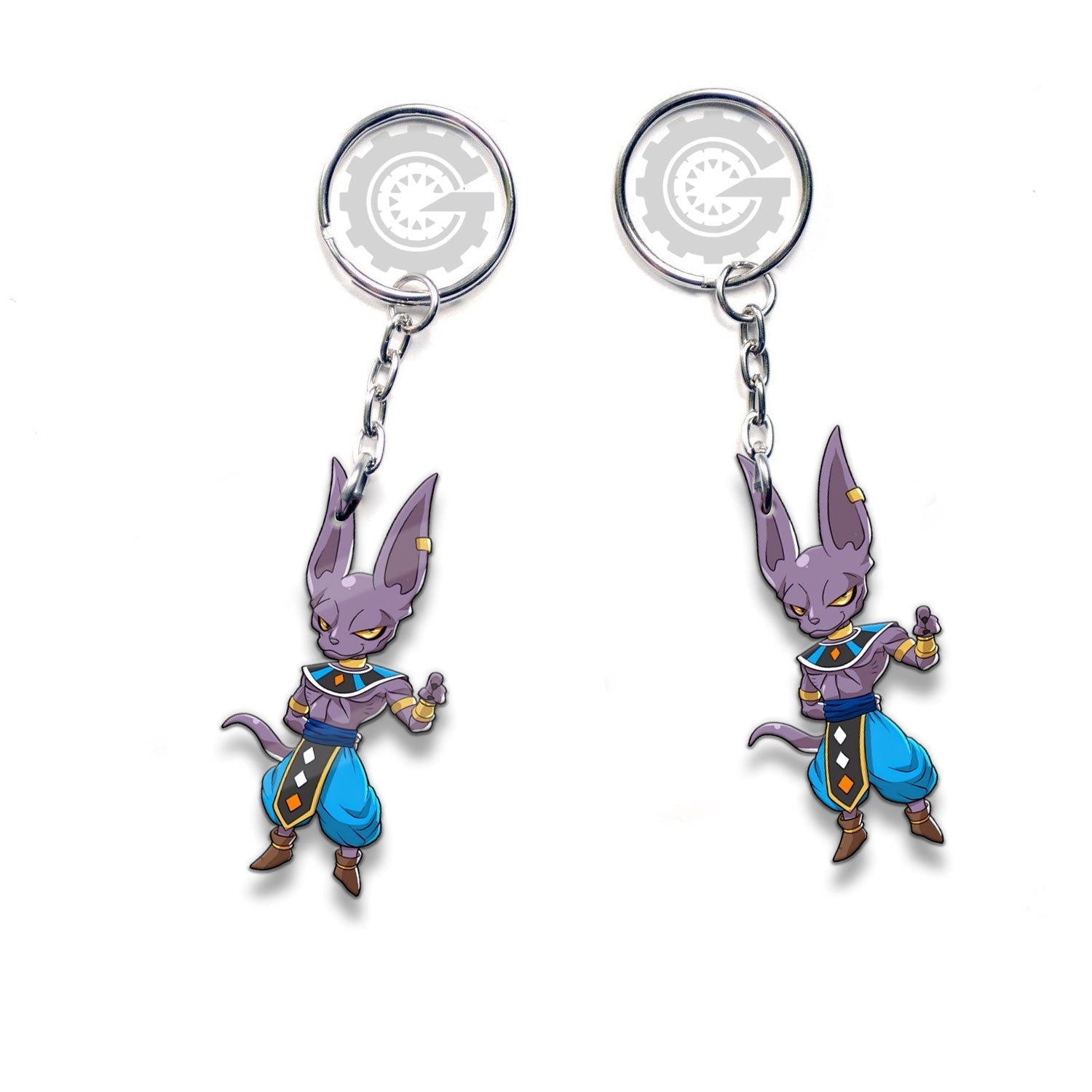 Beerus Keychain Custom Car Accessories - Gearcarcover - 3