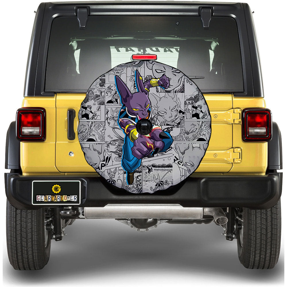 Beerus Spare Tire Covers Camera Hole Collection - Gearcarcover - 1