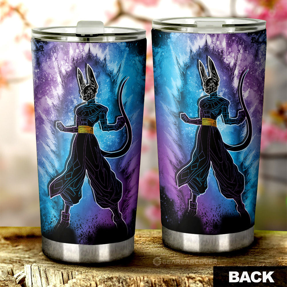 Beerus Tumbler Cup Custom Anime Car Accessories - Gearcarcover - 2