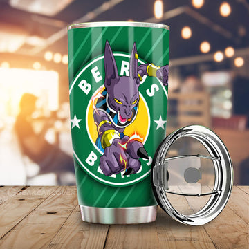 Beerus Tumbler Cup Custom Car Accessories - Gearcarcover - 1