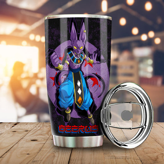 Beerus Tumbler Cup Custom Car Accessories - Gearcarcover - 2