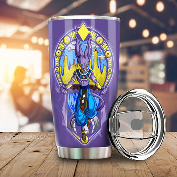 Beerus Tumbler Cup Custom Car Interior Accessories - Gearcarcover - 1