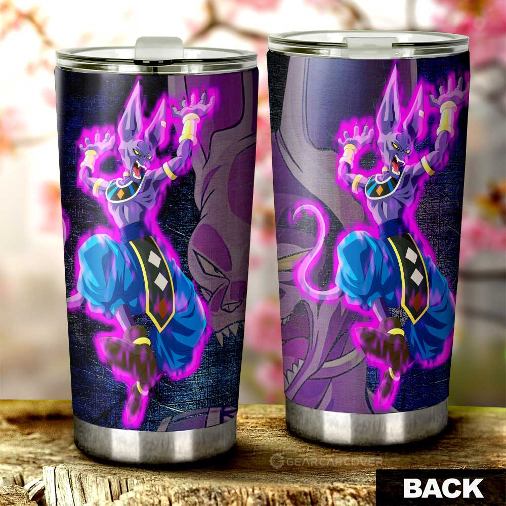 Beerus Tumbler Cup Custom Car Interior Accessories - Gearcarcover - 3