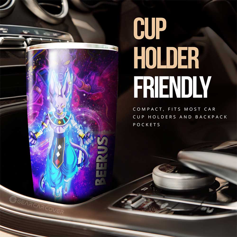 Beerus Tumbler Cup Custom Characters Dragon Ball Anime Car Interior Accessories - Gearcarcover - 3