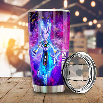 Beerus Tumbler Cup Custom Characters Dragon Ball Anime Car Interior Accessories - Gearcarcover - 1