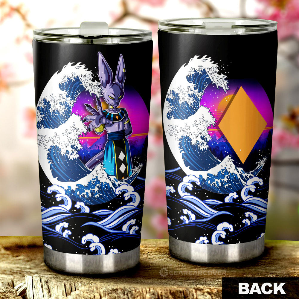 Beerus Tumbler Cup Custom Dragon Ball Car Interior Accessories - Gearcarcover - 2