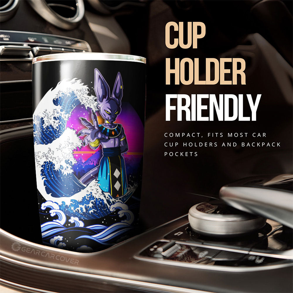 Beerus Tumbler Cup Custom Dragon Ball Car Interior Accessories - Gearcarcover - 3