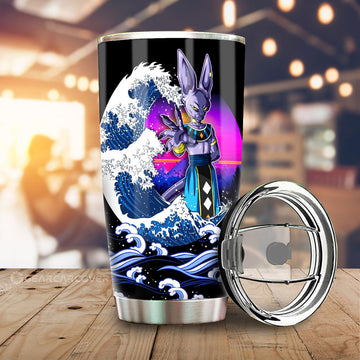 Beerus Tumbler Cup Custom Dragon Ball Car Interior Accessories - Gearcarcover - 1