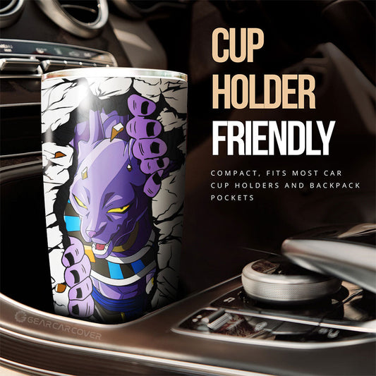 Beerus Tumbler Cup Custom - Gearcarcover - 2