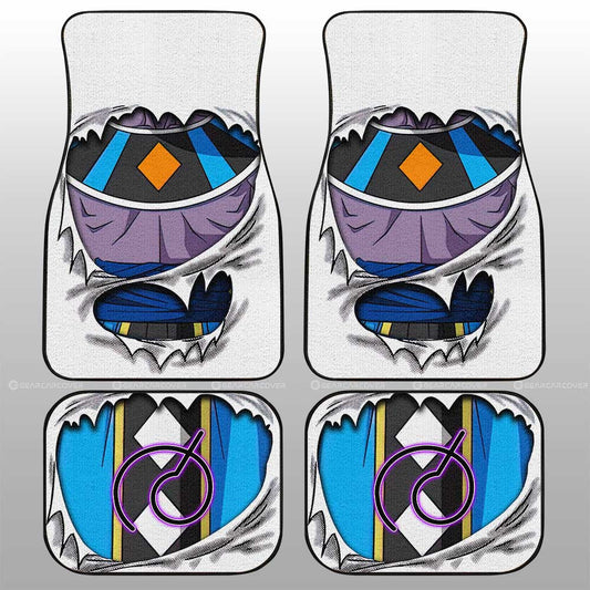 Beerus Uniform Car Floor Mats Custom - Gearcarcover - 1