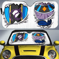 Beerus Uniform Car Sunshade Custom - Gearcarcover - 1