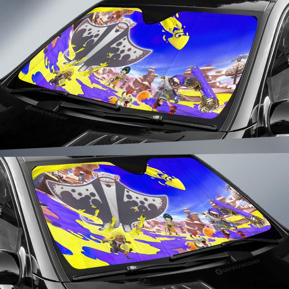 Big Man Splatoon Car Sunshade Custom Car Accessories - Gearcarcover - 2