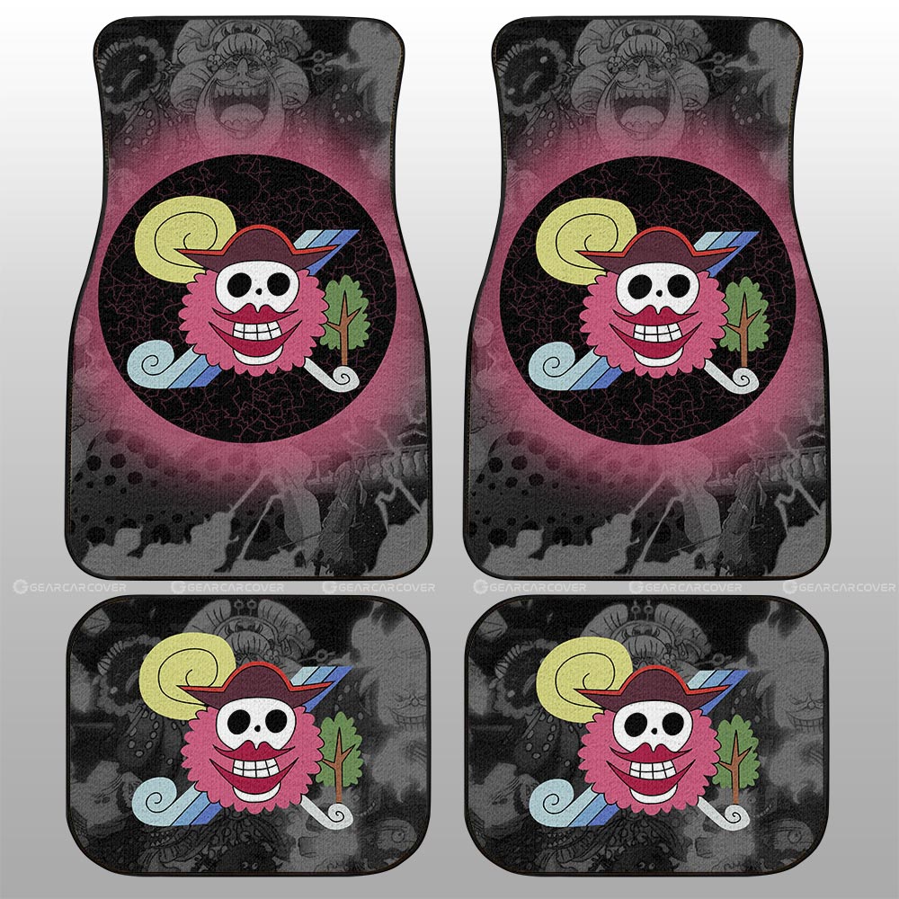 Big Mom Pirates Flag Car Floor Mats Custom Car Accessories - Gearcarcover - 2