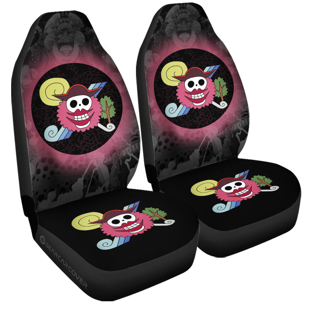 Big Mom Pirates Flag Car Seat Covers Custom Car Accessories - Gearcarcover - 3