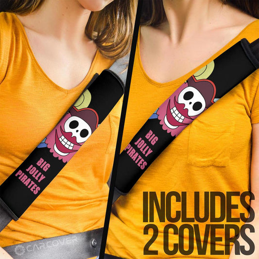 Big Mom Pirates Flag Seat Belt Covers Custom Car Accessories - Gearcarcover - 2