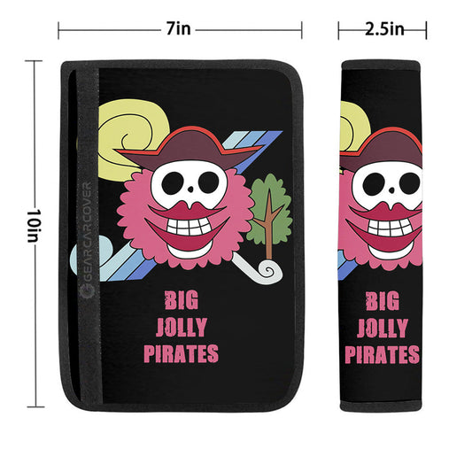 Big Mom Pirates Flag Seat Belt Covers Custom Car Accessories - Gearcarcover - 1