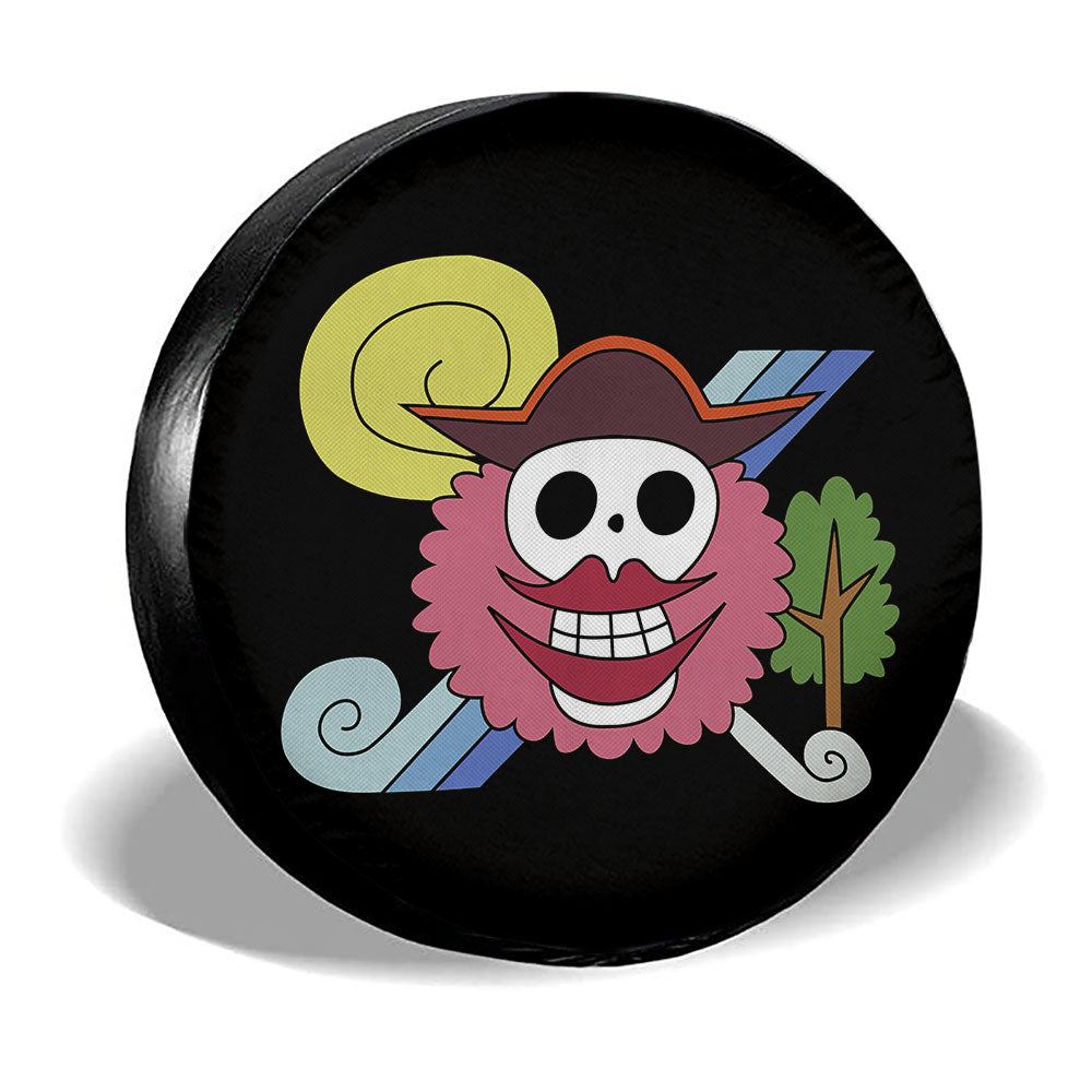 Big Mom Pirates Flag Spare Tire Covers Custom Car Accessories - Gearcarcover - 2