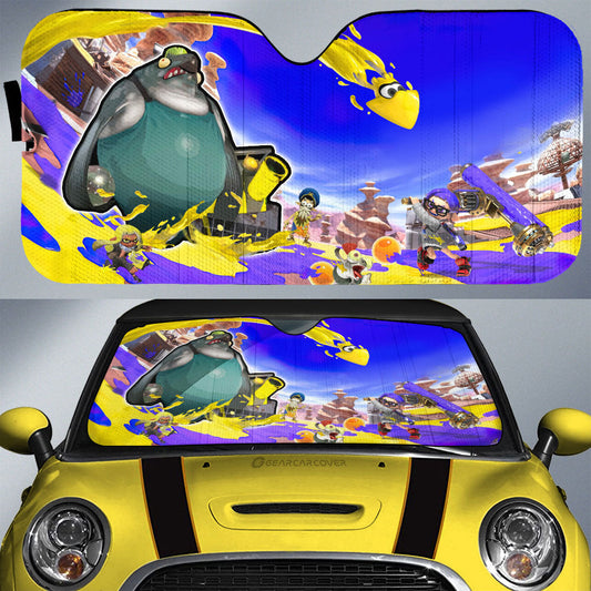 Big Shot Splatoon Car Sunshade Custom Car Accessories - Gearcarcover - 1