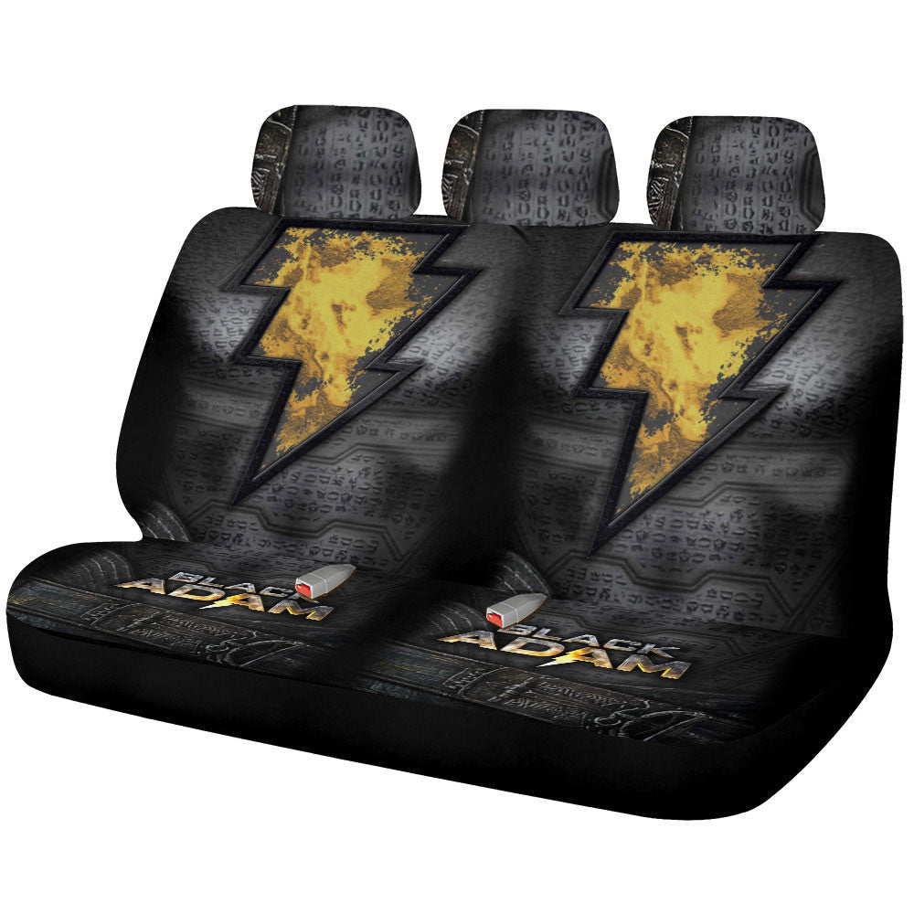 Black Adam Car Back Seat Covers Custom Car Accessories - Gearcarcover - 1