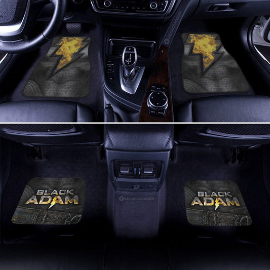 Black Adam Car Floor Mats Custom Car Interior Accessories - Gearcarcover - 2