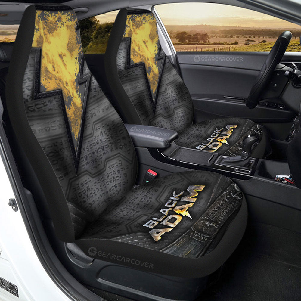 Black Adam Car Seat Covers Custom Car Interior Accessories - Gearcarcover - 2