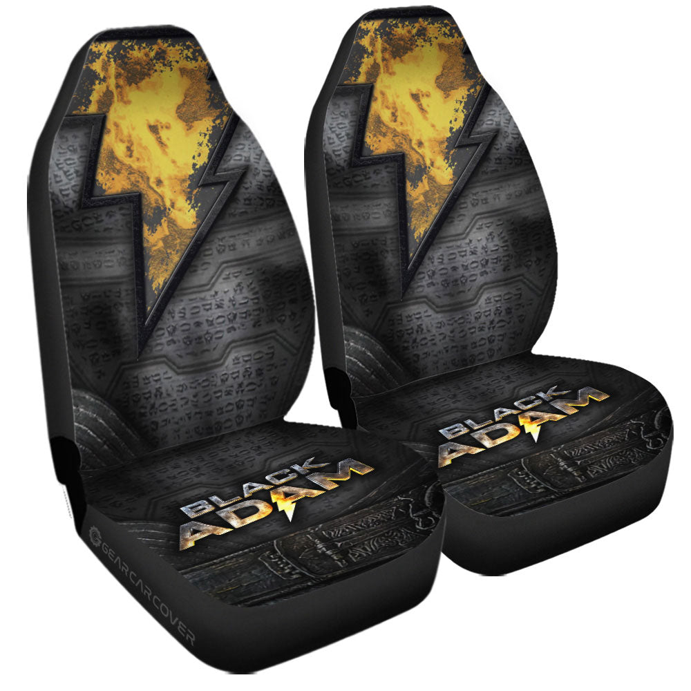 Black Adam Car Seat Covers Custom Car Interior Accessories - Gearcarcover - 3