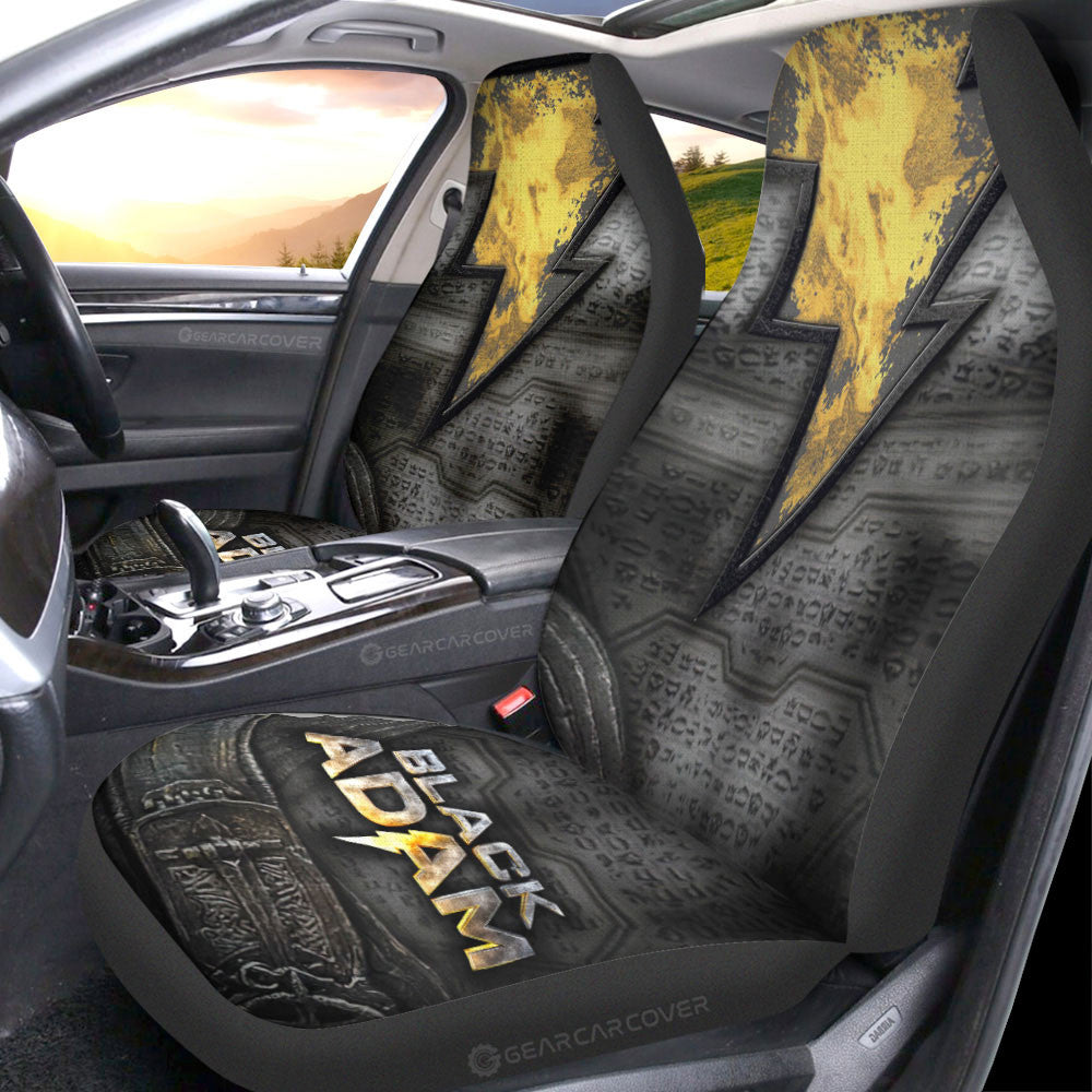 Black Adam Car Seat Covers Custom Car Interior Accessories - Gearcarcover - 1