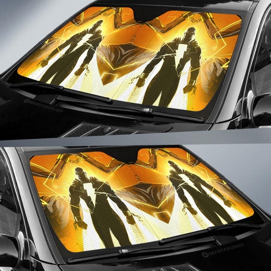 Black Adam Car Sunshade Custom Car Accessories For Fans - Gearcarcover - 2