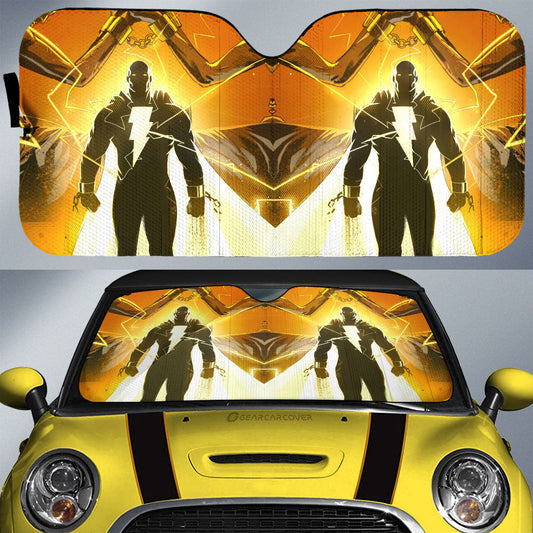 Black Adam Car Sunshade Custom Car Accessories For Fans - Gearcarcover - 1