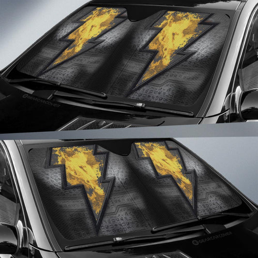 Black Adam Car Sunshade Custom Car Interior Accessories - Gearcarcover - 2