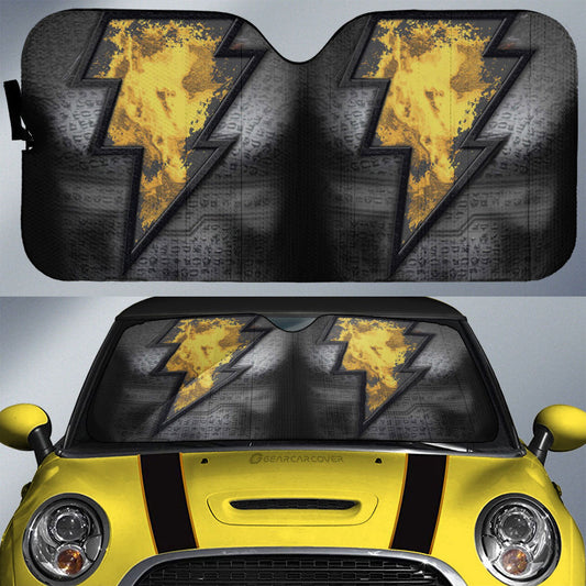 Black Adam Car Sunshade Custom Car Interior Accessories - Gearcarcover - 1