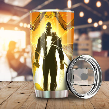 Black Adam Tumbler Cup Custom Black Adam Car Accessories - Gearcarcover - 1