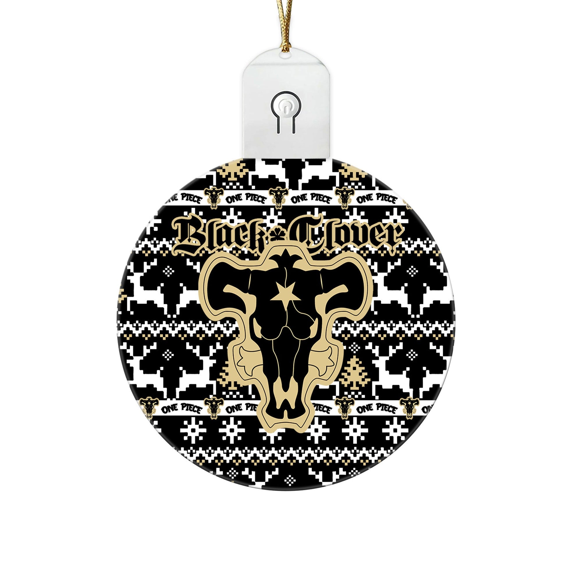 Black Bull Led Ornament Custom Car Decorations - Gearcarcover - 1