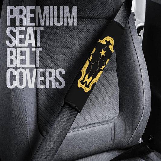 Black Bull Seat Belt Covers Custom Car Accessories - Gearcarcover - 2