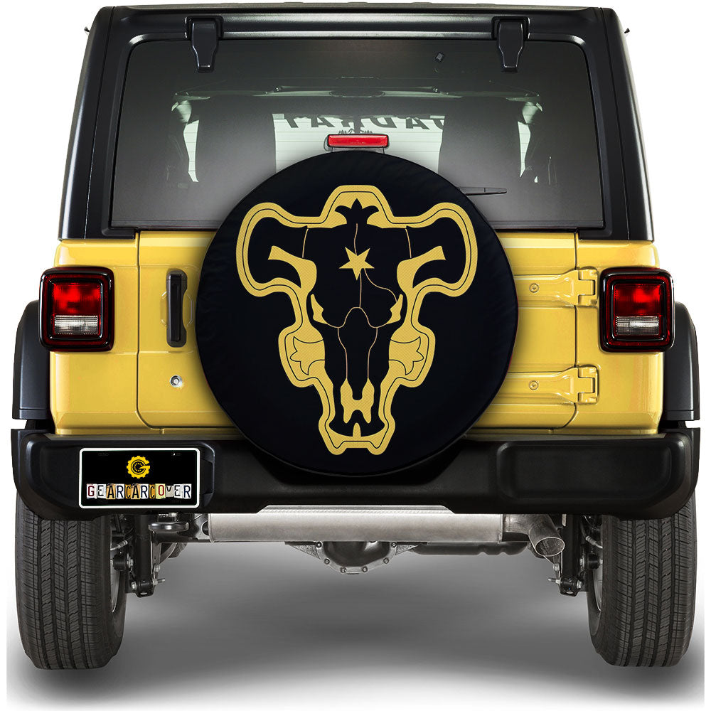 Black Bull Spare Tire Covers Custom Car Accessories - Gearcarcover - 1