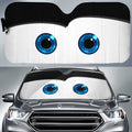 Black Cute Car Eyes Sun Shade Custom Funny Car Accessories - Gearcarcover - 1